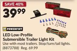 Princess Auto LED Low-Profile Submersible Trailer Light Kit offer