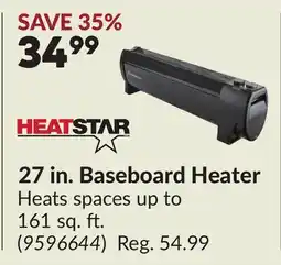 Princess Auto HEATSTAR 27 in. Baseboard Heater offer