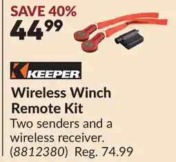 Princess Auto Wireless Winch Remote Kit offer