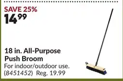 Princess Auto 18 in. All-Purpose Push Broom offer
