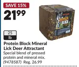 Princess Auto Protein Block Mineral Lick Deer Attractant offer