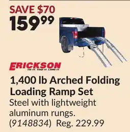 Princess Auto ERICKSON 1,400 lb Arched Folding Loading Ramp Set offer
