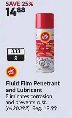 Princess Auto Penetrant and Lubricant offer