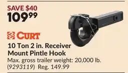 Princess Auto 10 Ton 2 in. Receiver Mount Pintle Hook offer