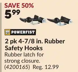 Princess Auto 2 pk 4-7/8 in. Rubber Safety Hooks offer