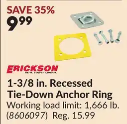 Princess Auto 1-3/8 in. Recessed Tie-Down Anchor Ring offer