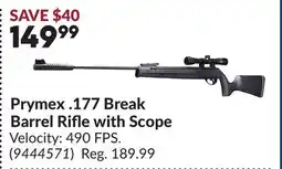 Princess Auto Prymex .177 Break Barrel Rifle with Scope offer
