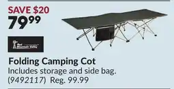 Princess Auto Folding Camping Cot offer