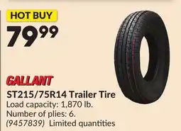 Princess Auto ST215/75R14 Trailer Tire offer