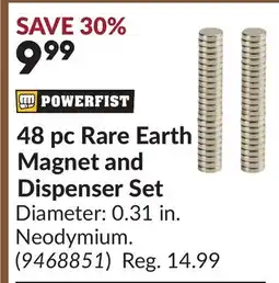 Princess Auto 48 pc Rare Earth Magnet and Dispenser Set offer