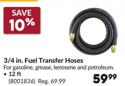 Princess Auto 3/4 in. Fuel Transfer Hoses offer