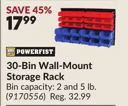 Princess Auto 30-Bin Wall-Mount Storage Rack offer