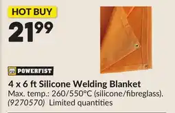 Princess Auto 4 x 6 ft Silicone Welding Blanket offer