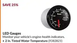 Princess Auto LED Gauges offer
