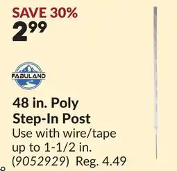 Princess Auto 48 in. Poly Step-In Post offer