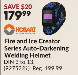 Princess Auto Fire and Ice Creator Series Auto-Darkening Welding Helmet offer