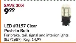 Princess Auto LED #3157 Clear Push-In Bulb offer