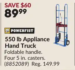 Princess Auto 550 lb Appliance Hand Truck offer