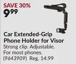 Princess Auto Car Extended-Grip Phone Holder for Visor offer