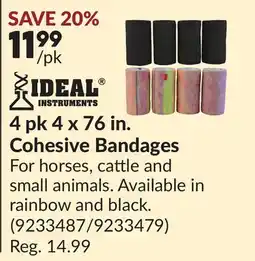 Princess Auto 4 pk 4 x 76 in. Cohesive Bandages offer