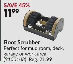 Princess Auto Boot Scrubber offer