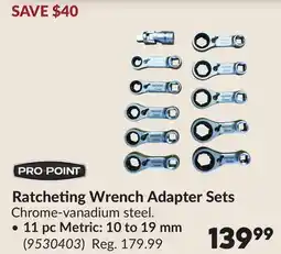 Princess Auto Ratcheting Wrench Adapter Sets offer