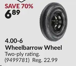 Princess Auto 4.00-6 Wheelbarrow Wheel offer