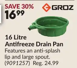 Princess Auto 16 Litre Antifreeze Drain Pan offer