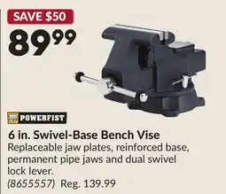Princess Auto 6 in. Swivel-Base Bench Vise offer