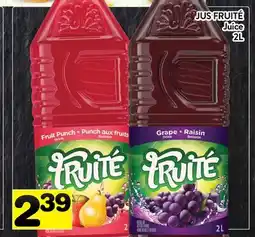 Supermarché PA JUS FRUITÉ | Juice offer