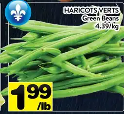 Supermarché PA HARICOTS VERTS | Green Beans offer