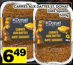 Supermarché PA CARRÉS AUX DATTES ST. DONAT | Date Squares offer