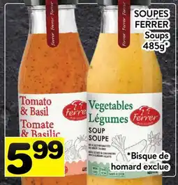 Supermarché PA SOUPES FERRER | Soups offer