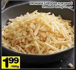 Supermarché PA FROMAGE CHEDDAR FORT RAPÉ | Shredded Strong Cheese offer