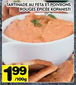 Supermarché PA TARTINADE AU FETA ET POIVRONS ROUGES ÉPICÉE KOPANISTI offer