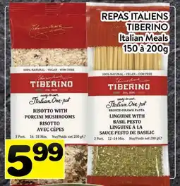 Supermarché PA REPAS ITALIENS TIBERINO | Italian Meals offer