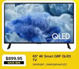 Leon's Samsung 65" 4K Smart Q8F QLED TV offer