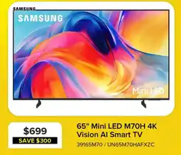 Leon's Samsung 65" Mini LED M70H 4K Vision AI Smart TV offer