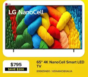 LG 65" 4K NanoCell Smart LED TV