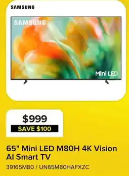 Leon's Samsung 65" Mini LED M80H 4K Vision AI Smart TV offer