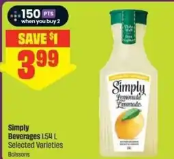 Chalo FreshCo Simply Beverages Selected Varieties offer