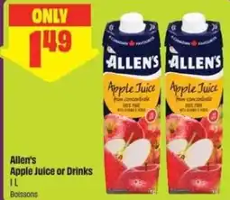 Chalo FreshCo Allen's Apple Juice or Drinks offer