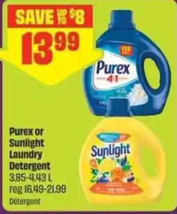 Chalo FreshCo Purex or Sunlight Laundry Detergent offer