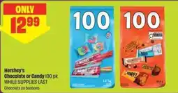 Chalo FreshCo Hershey's Chocolate or Candy 100 pk offer