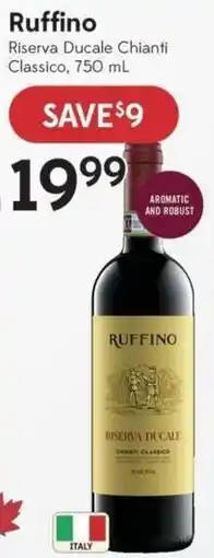 Safeway Ruffino Riserva Ducale Chianti Classico offer
