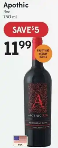 Safeway Apothic red offer