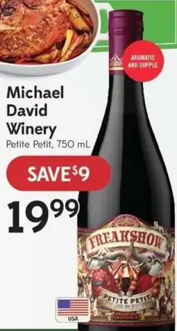 Safeway Michael David Winery Petite Petit offer