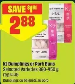 Chalo FreshCo KJ Dumplings or Pork Buns offer