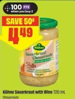 Chalo FreshCo Kühne sauerkraut with wine offer