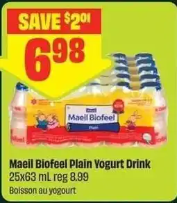 Chalo FreshCo Maeil Biofeel Plain Yogurt Drink offer